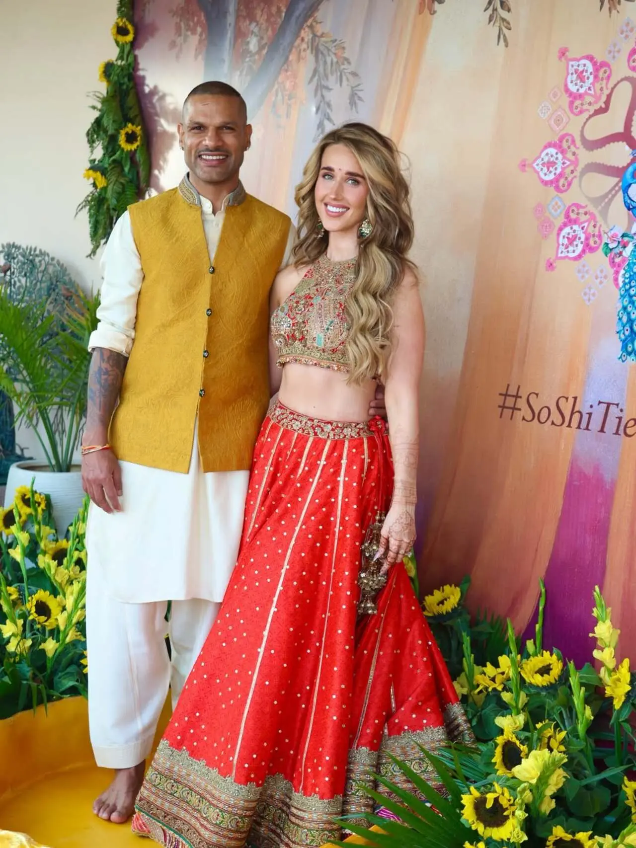 Former India opener Shikhar Dhawan got married to his girlfriend Sophie Shine. This marks his second marriage. He was earlier married to Ayesha Mukherjee